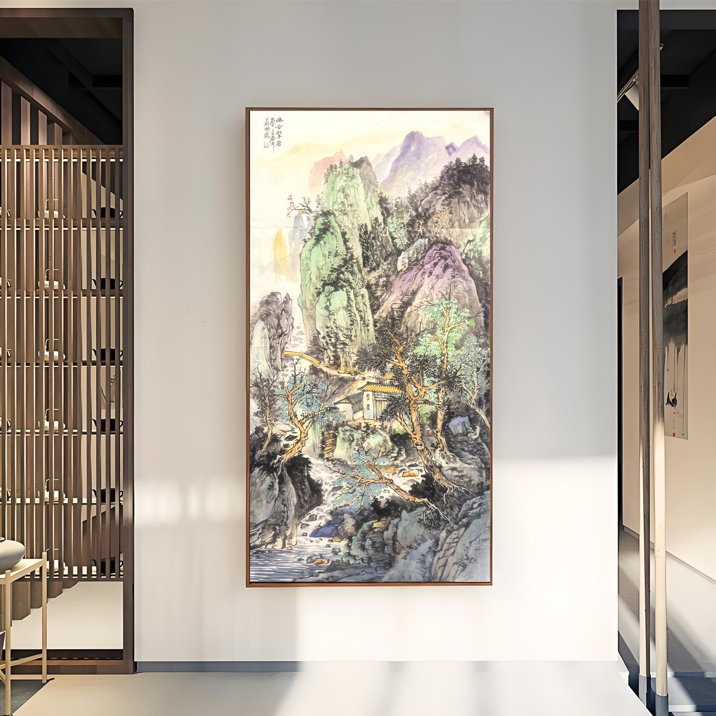 苏珊手绘山水画