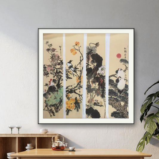 手绘国画-孙茂敬