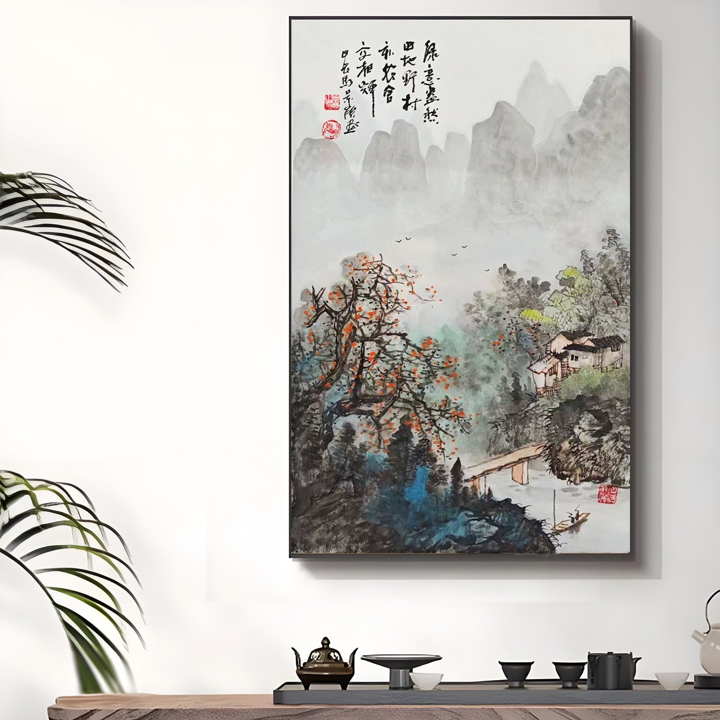 孔庆旭手绘山水画（中国孔子书画研究院院长、孔子第七十三代玄孙）